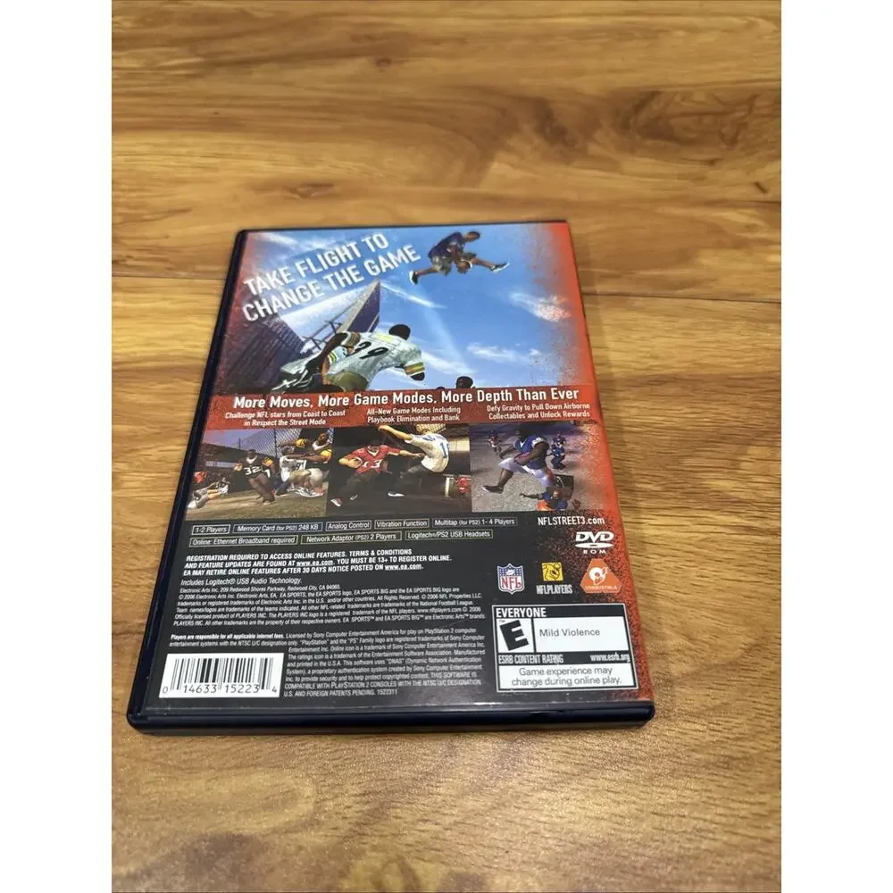 NFL Street 3 Football PlayStation 2 PS2 2006 CIB Complete Tested Working